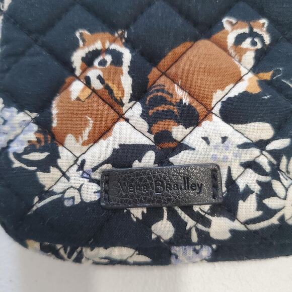 Vera Bradley Phone Crossbody Bag Merry Mischief Deer Raccoon Woodland Animal - Picture 7 of 12